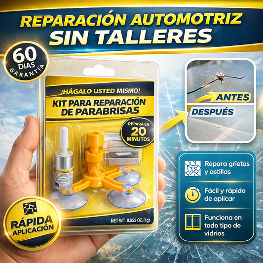 VIDROFIX® | LIQUIDO REPARA VIDRIO RAJADO AL INSTANTE